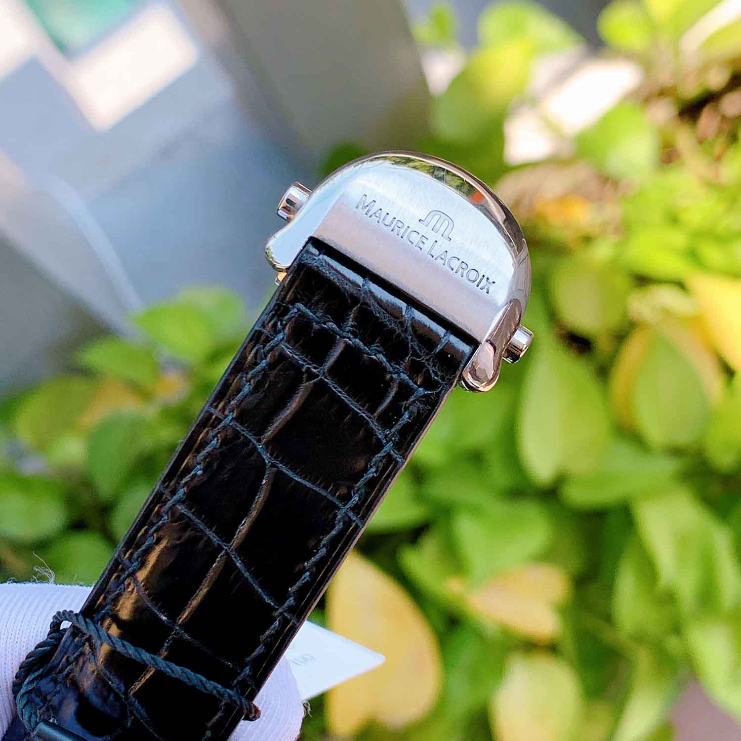 Affordable Stylish Leather 21 mm Watch Strap LC6078-SS001-33E_K0021008